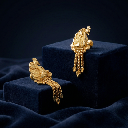 Neelkanthi Gold Plated Earrings