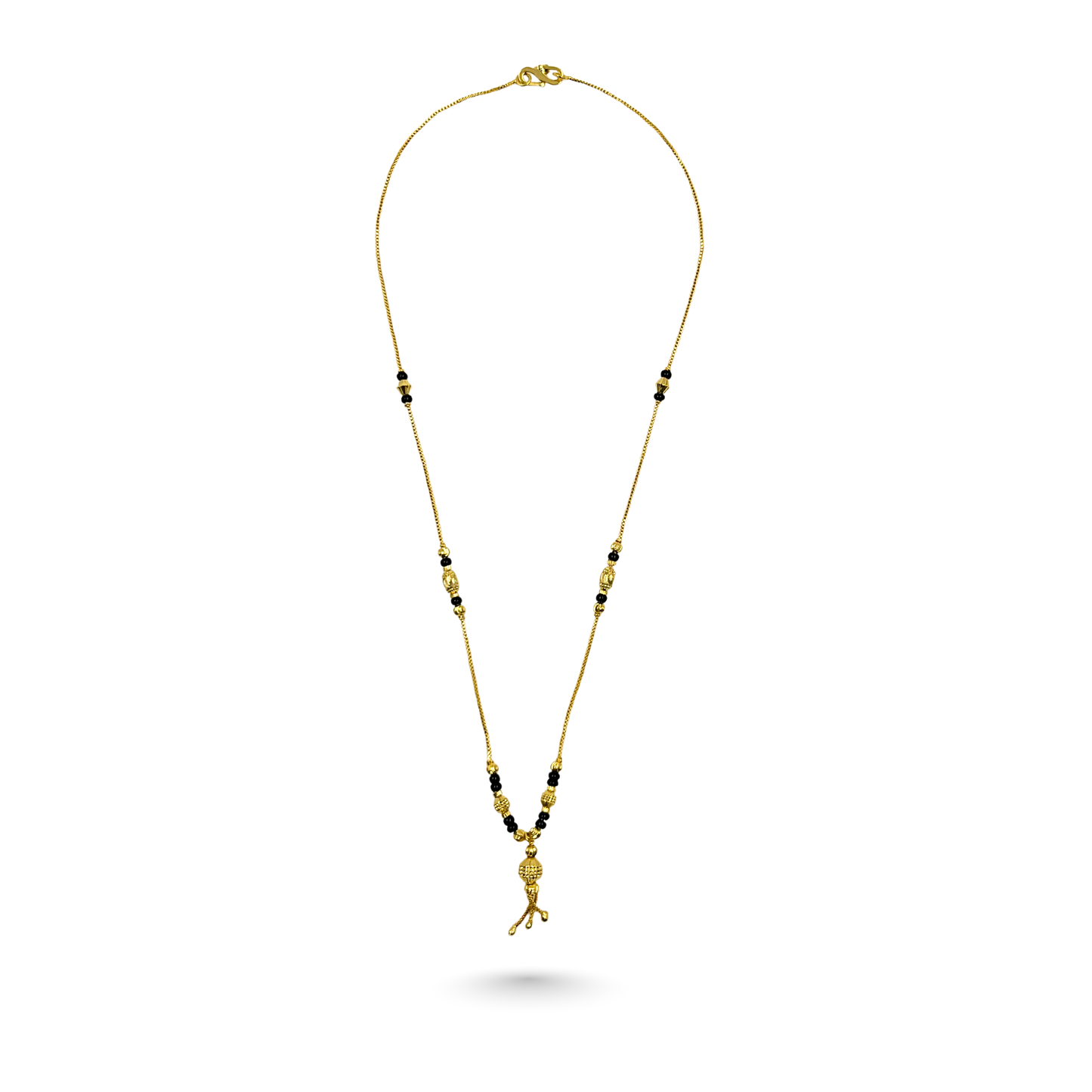 the timeless tale 18 kt thick gold plated mangalsutra