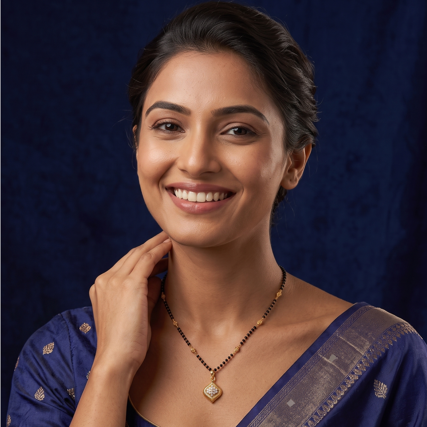essence of love 18k gold plated mangalsutra