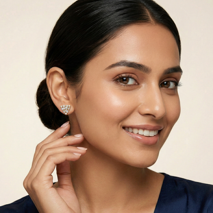 Prism Gold Plated Studs