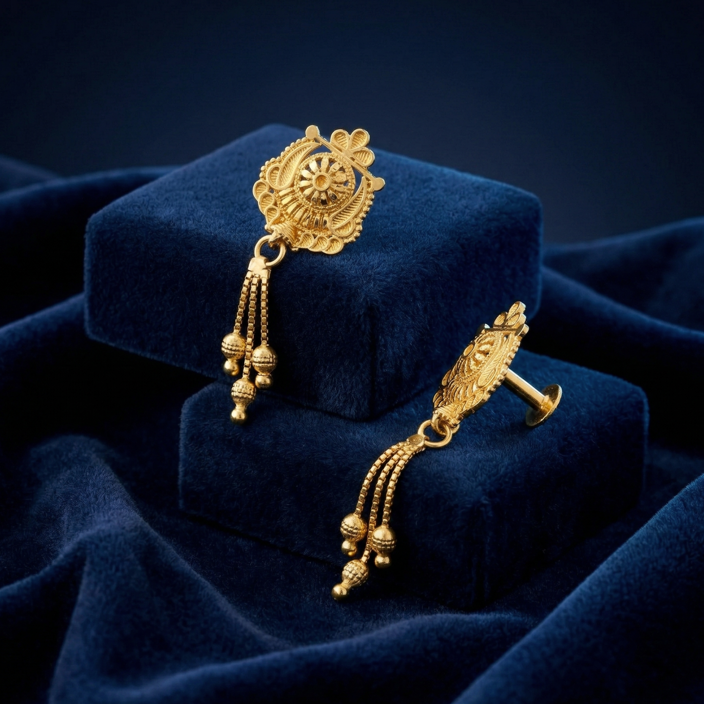 nirmala gold plated earrings