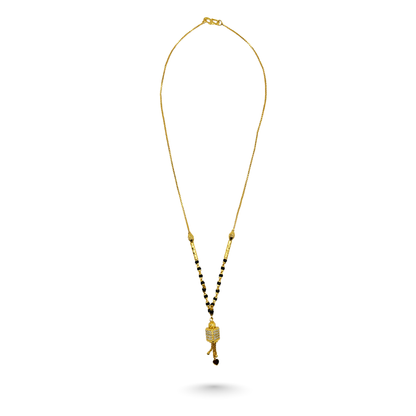 Tanvika 18 KT Thick Gold Plated Mangalsutra