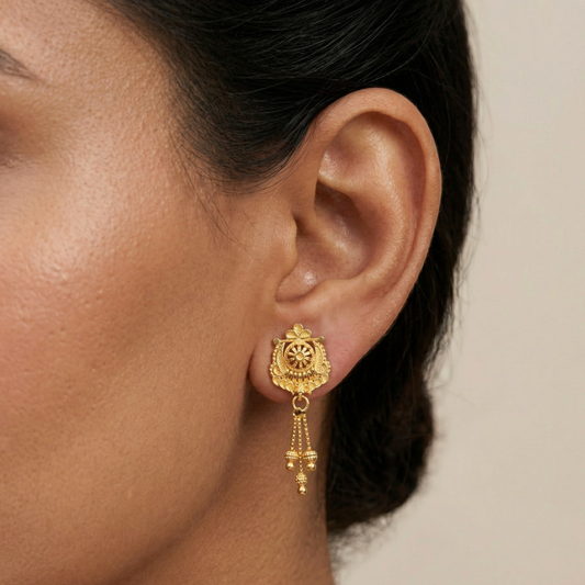 Nirmala 18K Gold Plated Earrings