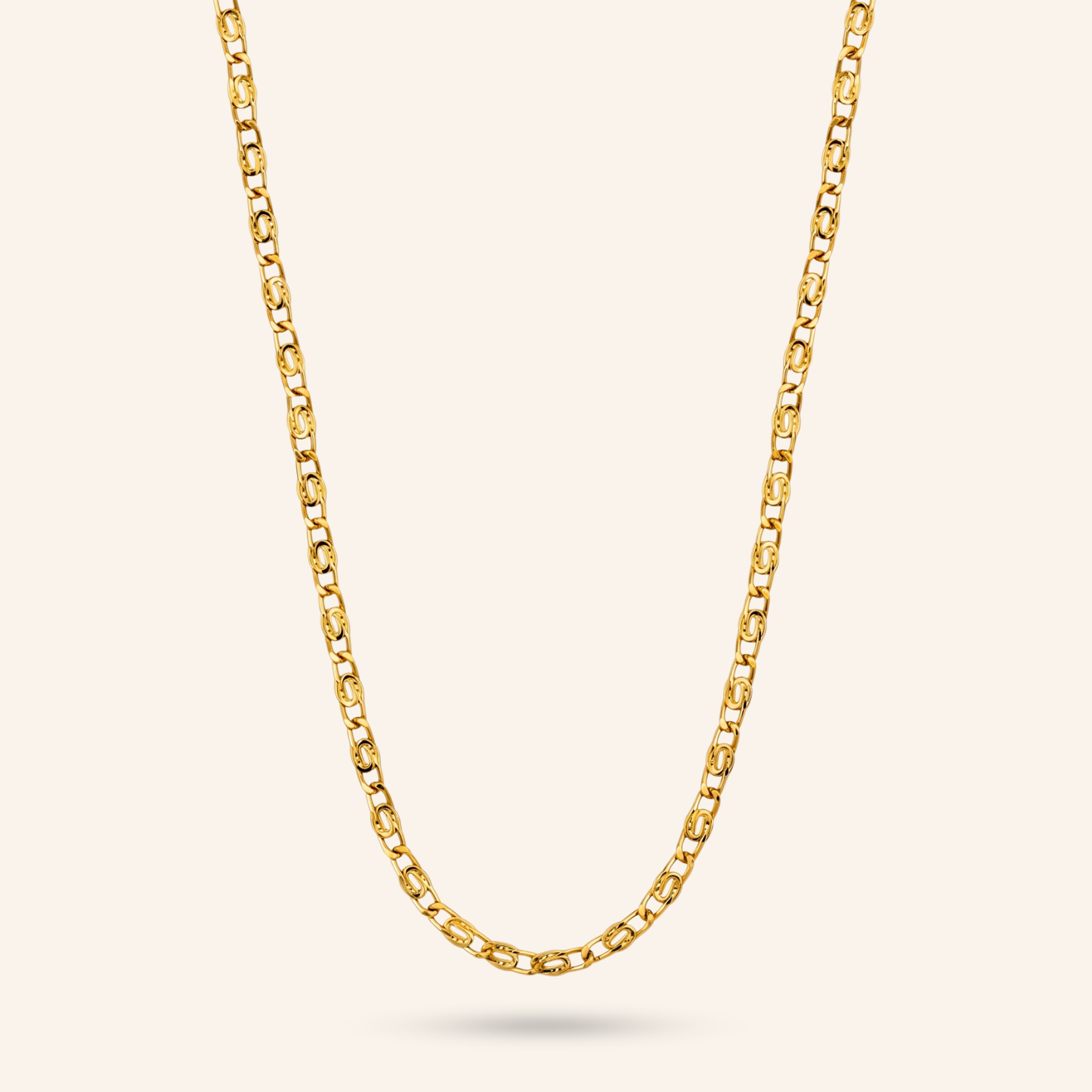 golden valor 18k gold-plated chain
