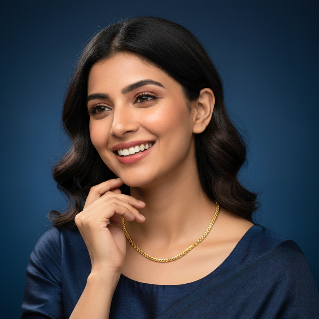 royal rope gold plated chain