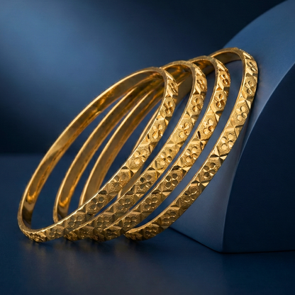 Kiara Premium 18kt Gold Plated Bangles