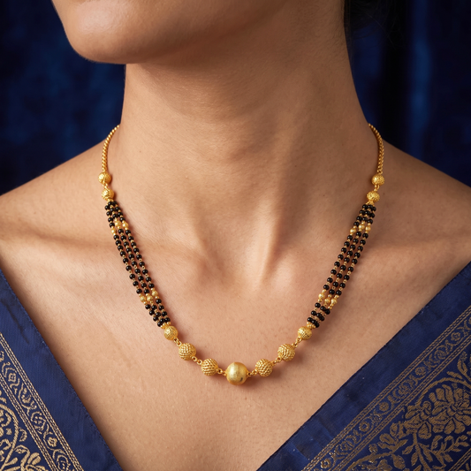 Golden Heritage 18K Gold Plated Mangalsutra