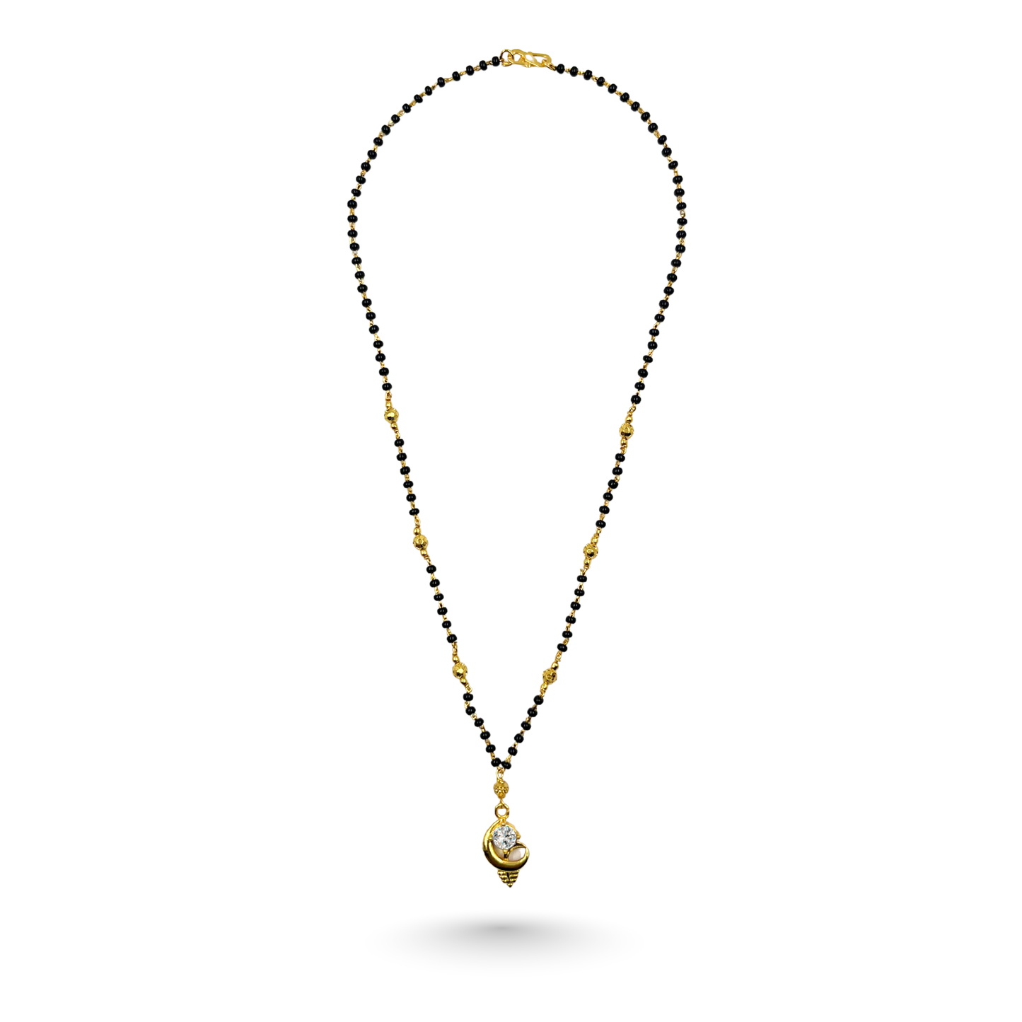 the pure promise 18 kt thick gold plated mangalsutra