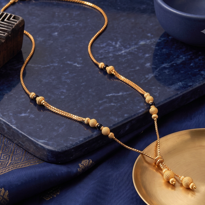 Flowing Grace 18K Gold Plated Mangalsutra