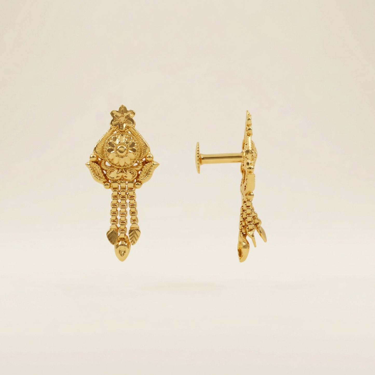 varsha gold plated earrings