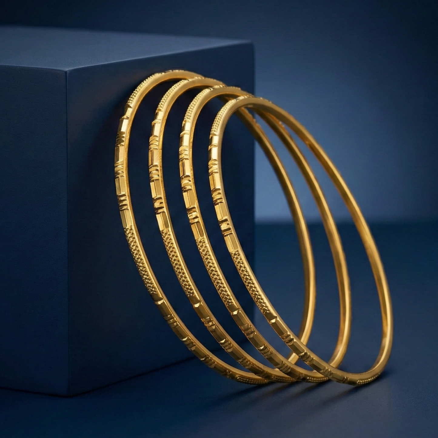 aarohi 18kt gold plated bangles