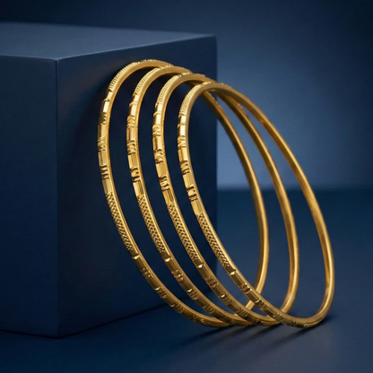 Aarohi 18kt Gold Plated Bangles