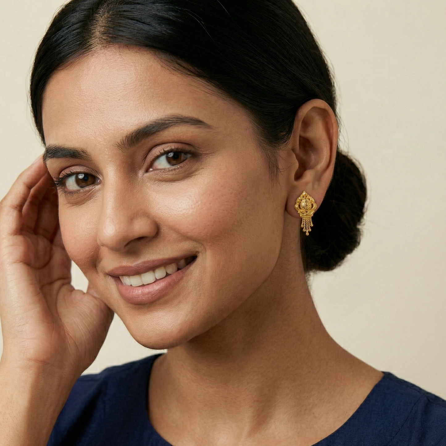 mohini gold plated earrings