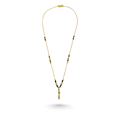 The Sacred Bell 18 KT Thick Gold Plated Mangalsutra
