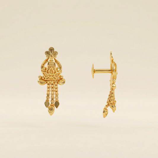 Meenakshi Gold Plated Earrings