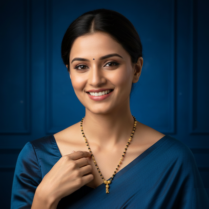 Trinity Glow Premium 18 KT Gold Plated Mangalsutra