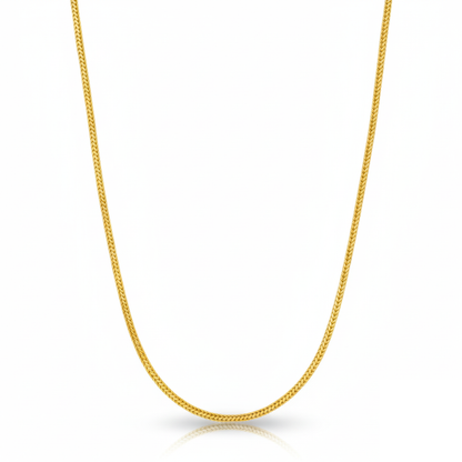 Golden Sleek Herringbone Chain
