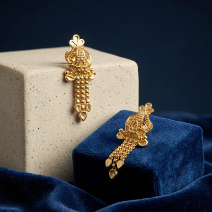 Meenakshi Gold Plated Earrings