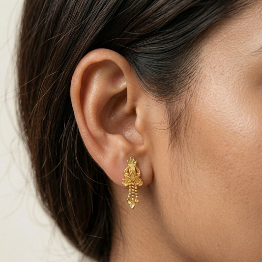 Meenakshi 18K Gold Plated Earrings