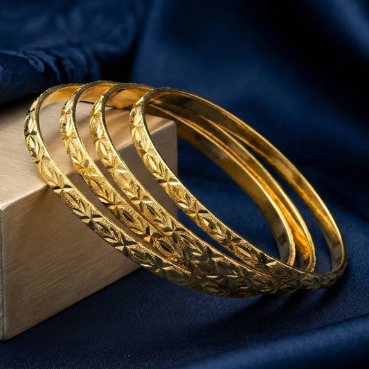 Meera Premium 18kt Gold Plated Bangles