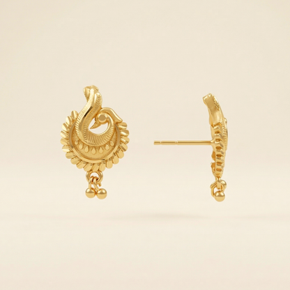 Mayuri Gold Plated Drop Earrings