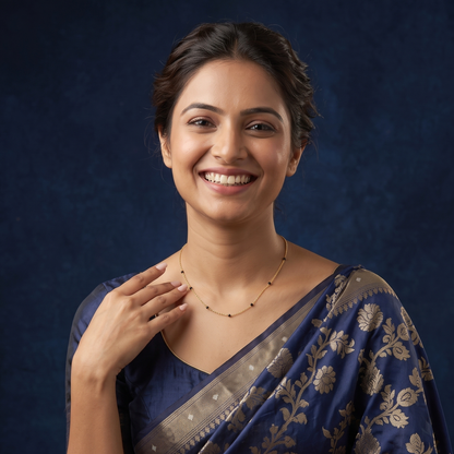 Modern Simplicity 18K Gold Plated Mangalsutra