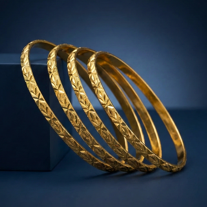Meera Premium 18kt Gold Plated Bangles