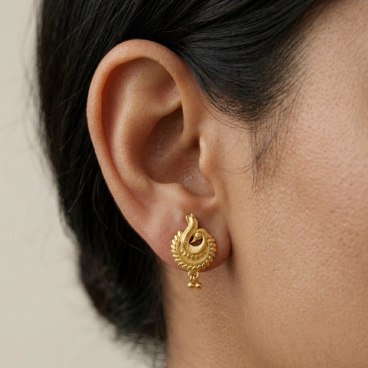 Mayuri 18K Gold Plated Drop Earrings
