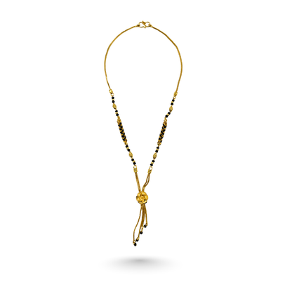 The Petal Promise 18 KT Thick Gold Plated Mangalsutra