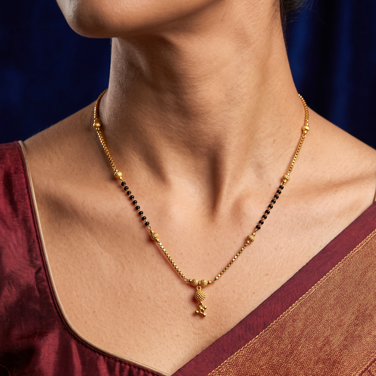 Meena Saubhagya 18K Gold Plated Mangalsutra