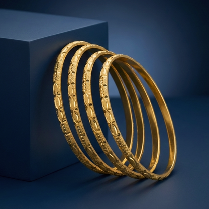 Ruhani 18kt Gold Plated Bangles