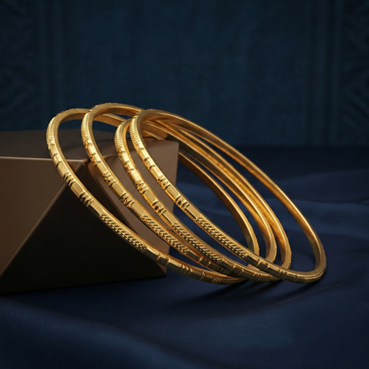 Aarohi 18kt Gold Plated Bangles