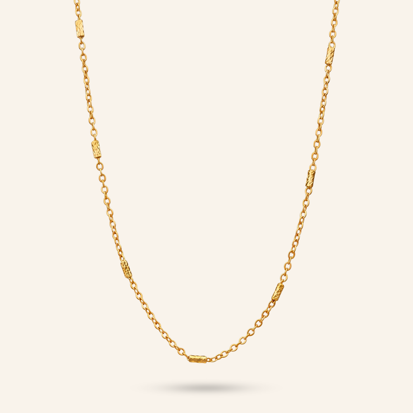 golden harmony 18k gold plated chain