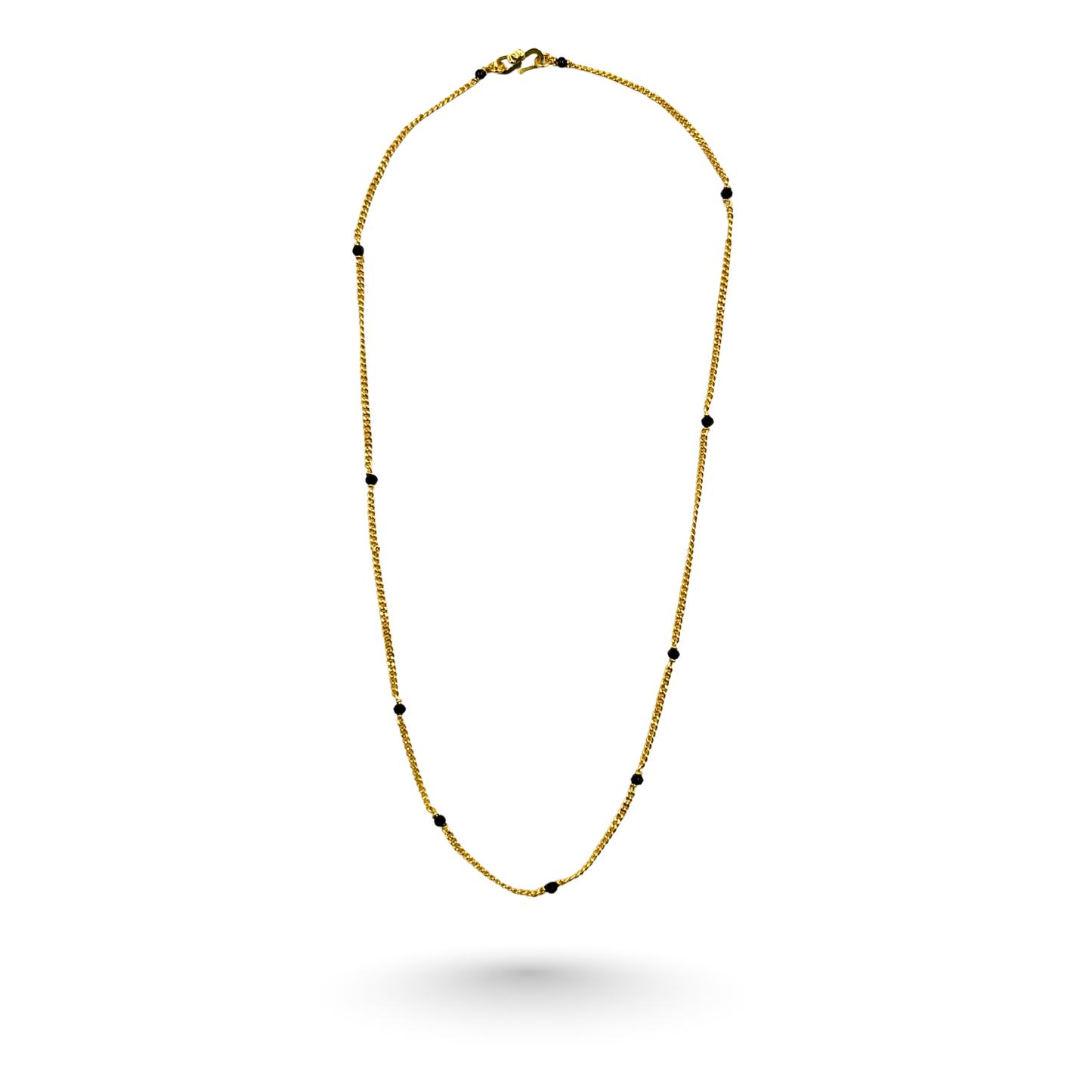 the minimalist grace 18 kt thick gold plated mangalsutra
