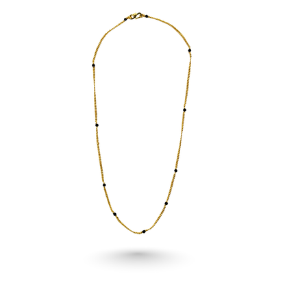 The Minimalist Grace 18 KT Thick Gold Plated Mangalsutra