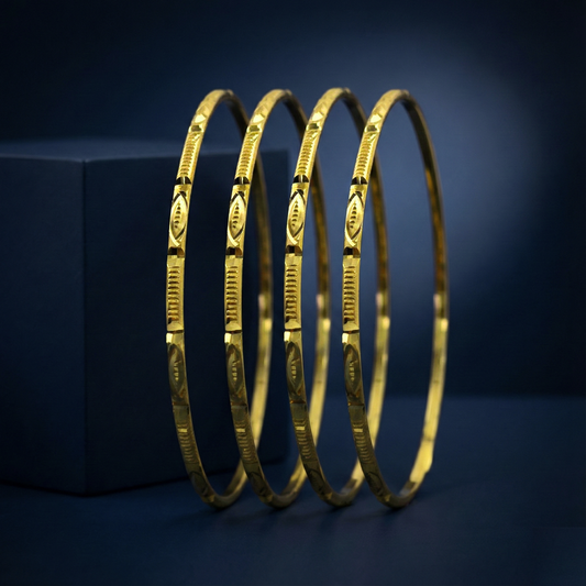 Kavya 18kt Gold Plated Bangles