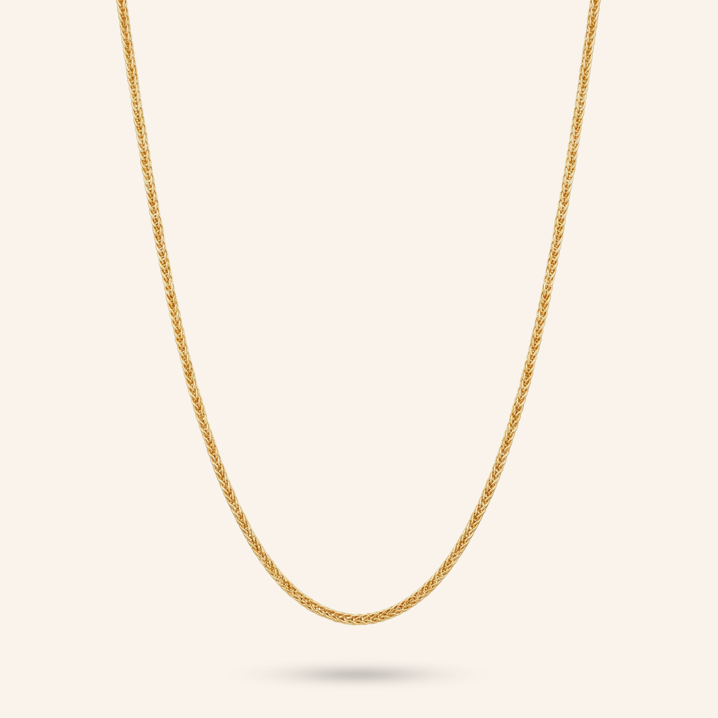 imperial weave 18k gold-plated chain