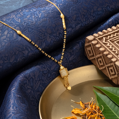 Tanvika 18K Gold Plated Mangalsutra