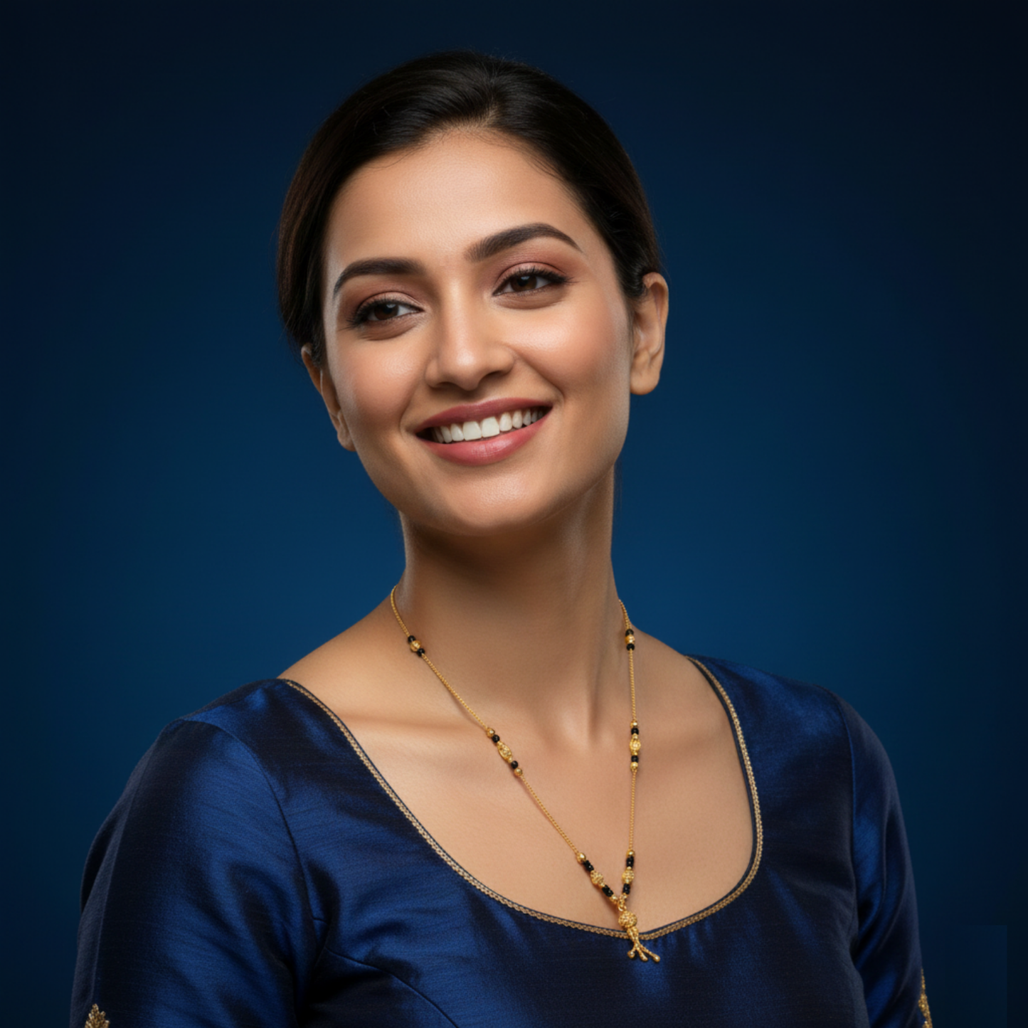 the timeless tale 18 kt thick gold plated mangalsutra