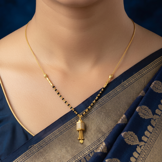 Tanvika 18K Gold Plated Mangalsutra