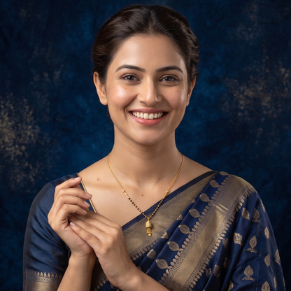 Tanvika 18K Gold Plated Mangalsutra