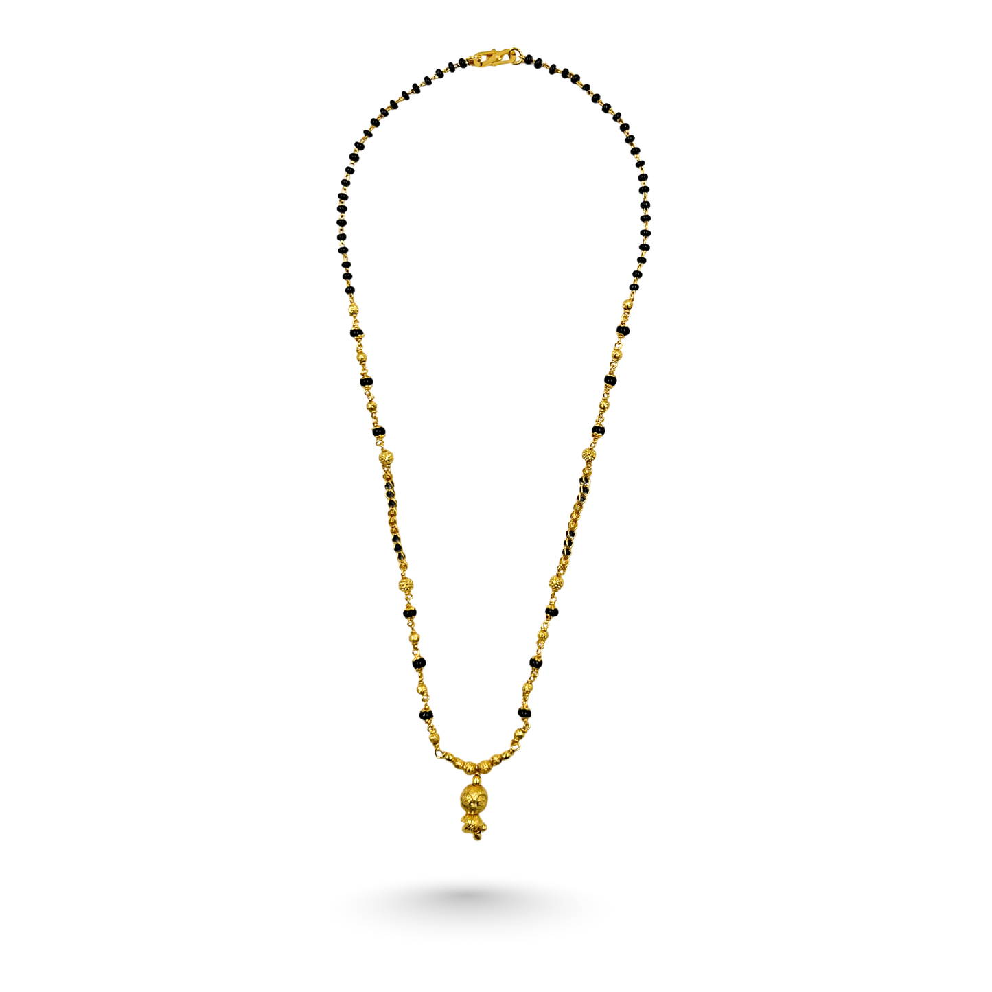 golden serenity 18 kt thick gold plated mangalsutra