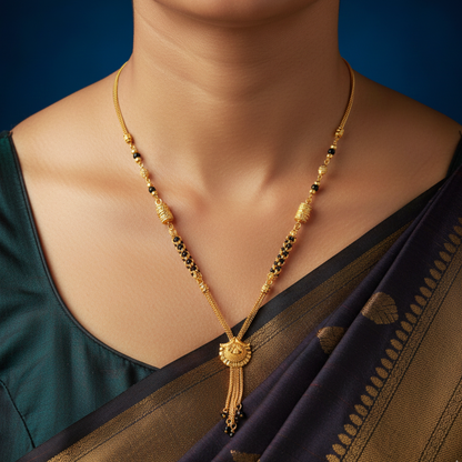 Sovereign 18 KT Thick Gold Plated Mangalsutra