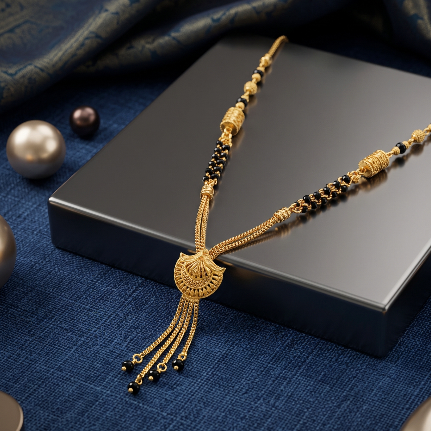 sovereign 18k gold plated mangalsutra