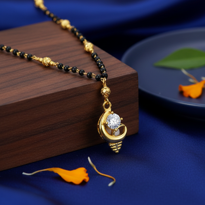 The Pure Promise 18 KT Thick Gold Plated Mangalsutra