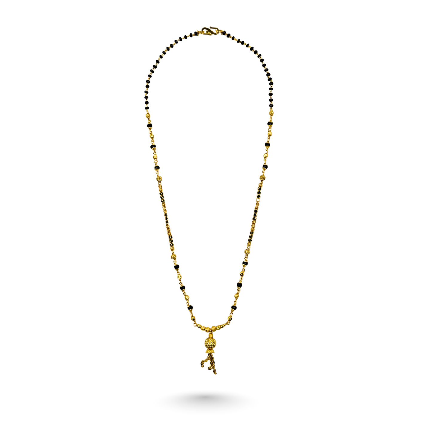 the classic serenity 18 kt thick gold plated mangalsutra