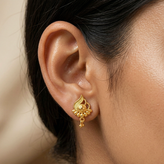 Kathak 18K Gold Plated Earrings