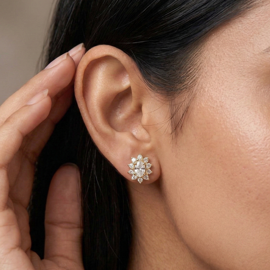 Golden Heritage 18K Gold Plated Studs