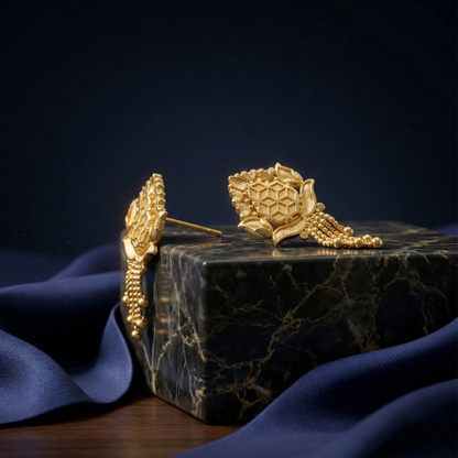 Kamal Gold Plated Earrings