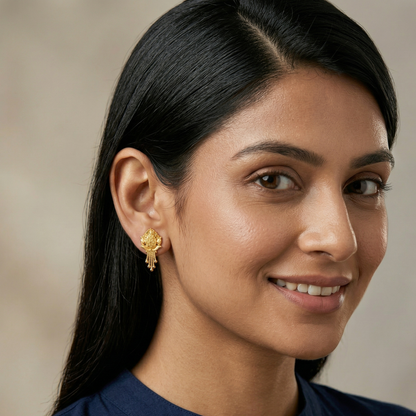 Kamal Gold Plated Earrings